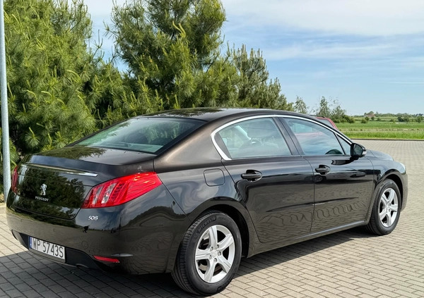 Peugeot 508 cena 29900 przebieg: 215250, rok produkcji 2013 z Płock małe 596